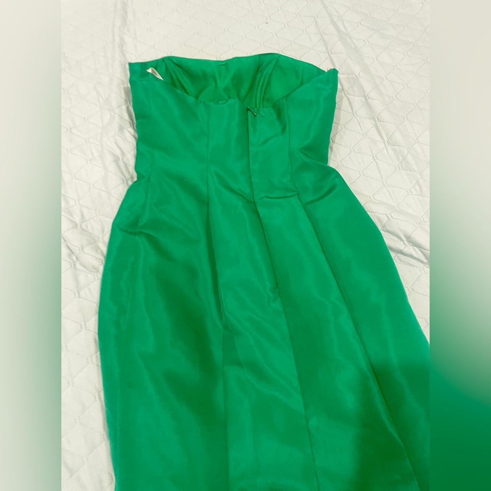 Sherri Hill Strapless Green Dress - Picture 7 of 7